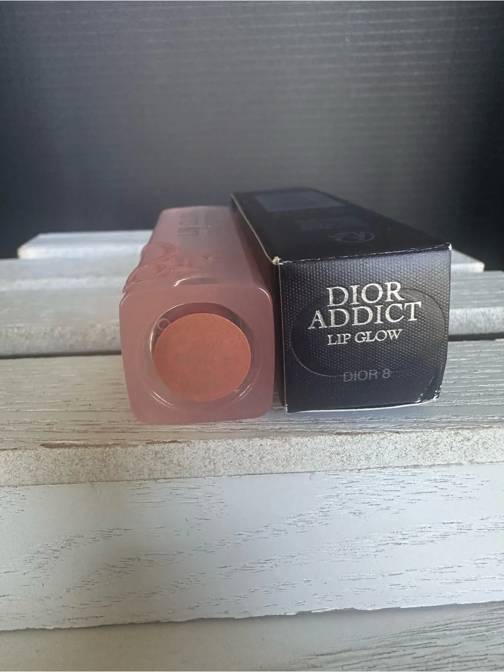 Dior Lip Glow Hydrating Balm in Sheer Pink with Silver Cap